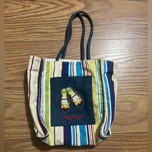 Vintage Longaberger Flip Flop Bag